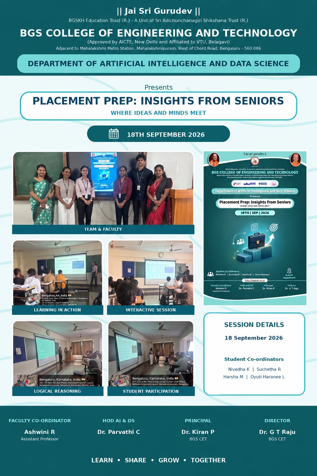PLACEMENT PREP: INSIGHTS FROM SENIORS